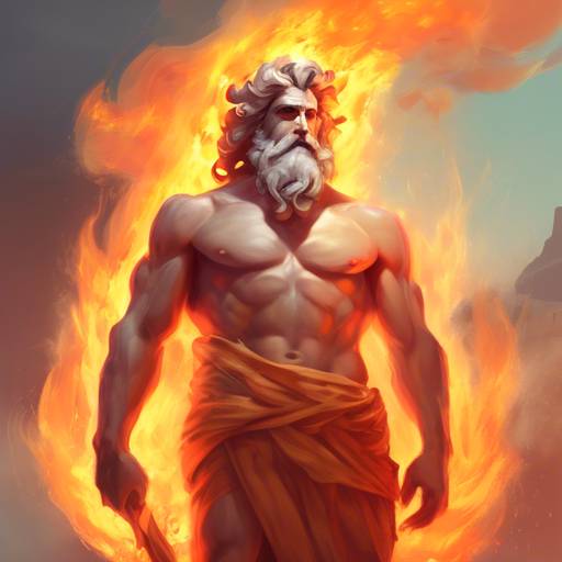 Who was the Greek god of fire?