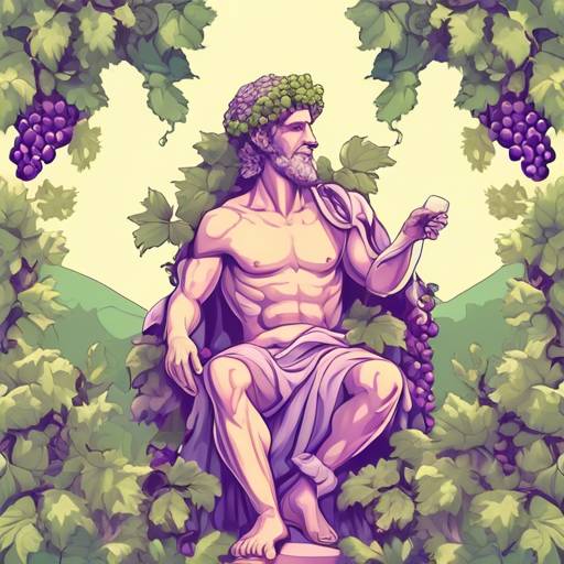 Who was the Greek god of wine?
