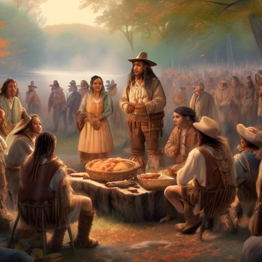 Why do Americans celebrate Thanksgiving?
