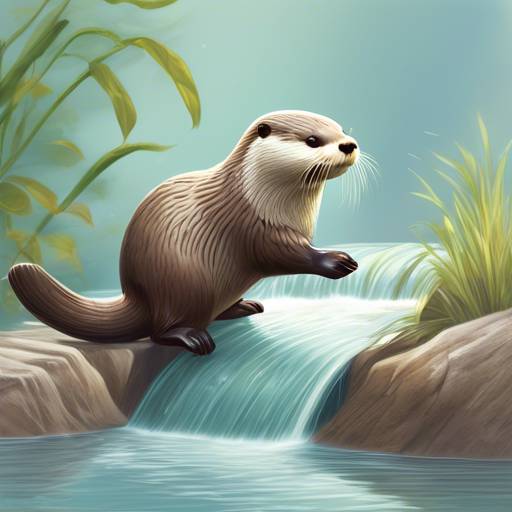 Why do otters build dams?