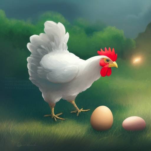 Wie bekommen Hühner Eier?